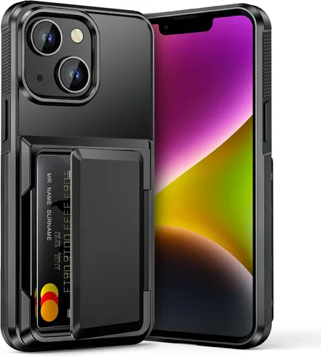 Vista 28 de Vofolen Funda tipo cartera para iPhone 11 con tarjetero
