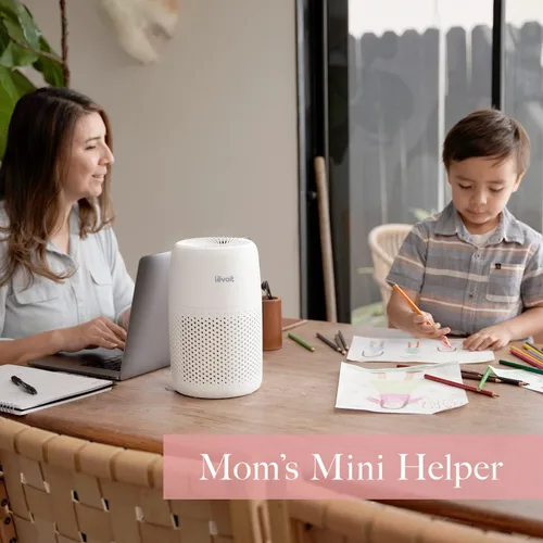 Vista 5 de LEVOIT Core 300 - Purificador de aire de repuesto para alergias de mascotas + purificadores de aire LEVOIT para dormitorio y hogar