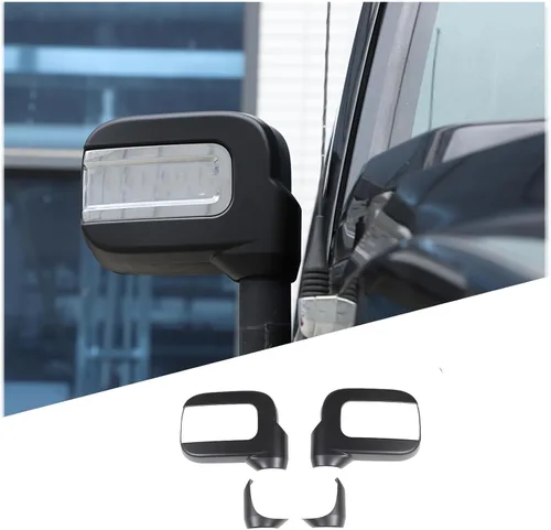 Vista 11 de Cubierta de espejo retrovisor ABS Protector de espejo lateral Decoración exterior Compatible con Hummer H2 2003 2004 2005 2006 2007 2008 2009