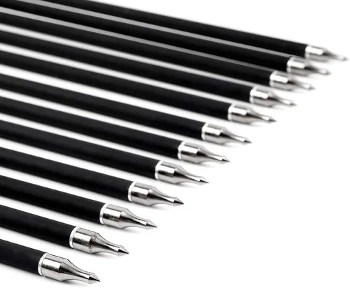 Vista 3 de Flechas de carbono de 31 pulgadas para práctica de caza con escudo de 4 pulgadas, 500 flechas para arco recurvo arco compuesto arco largo