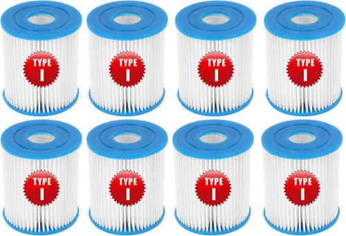 Vista 9 de Cartucho de filtro de piscina tipo I para piscinas sobre el suelo, 58093 Cartucho de filtro de repuesto para filtro de piscina, elementos de filtro