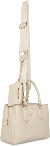 Vista 4 de Steve Madden Bmickey Satchel Oatmilk Talla única, Leche de avena