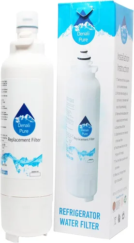Vista 2 de Paquete de 2 filtros de agua de repuesto para refrigerador LG LSXS26366S - Compatible con LG LT800P, ADQ73613401 cartucho de filtro de agua