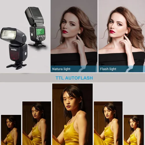 Vista 8 de Godox Flash TTL V860II-S para Sony, GN60 2.4G inalámbrico 1/8000s HSS Flash