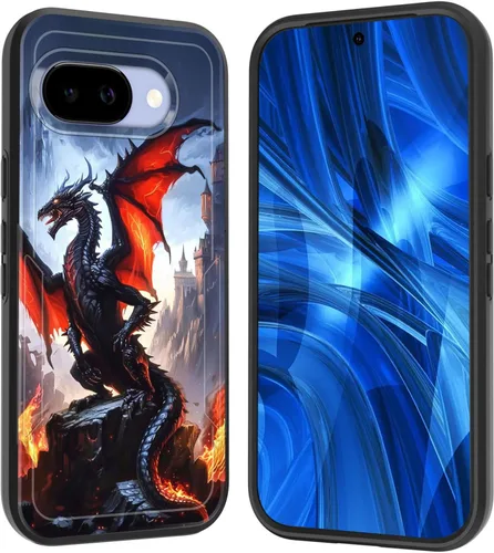 Vista 76 de Funda para Pixel 7A, [probada contra caídas de grado militar] Funda protectora resistente a prueba de golpes para Google Pixel 7A de 6.1 pulgadas