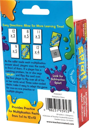 Vista 3 de Recursos creados por profesores Edupress EP63953 Juego Math Splat: Multiplicación