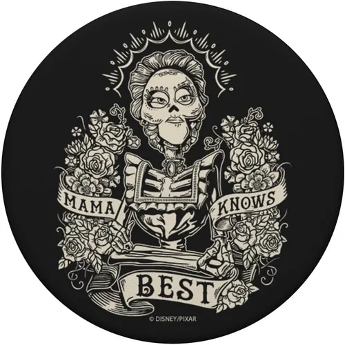 Vista 3 de Disney Pixar Coco Mama Imelda Rivera Mama Knows Best PopSockets PopGrip: agarre intercambiable para teléfonos y tabletas