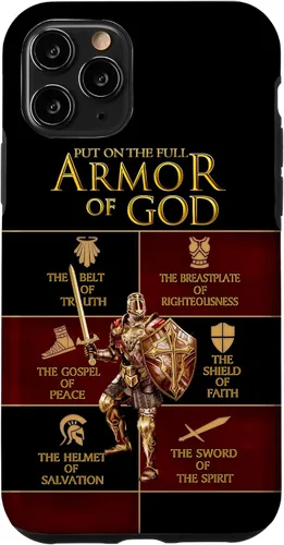Vista 29 de Warrior of God Put On The Full Armor of God Funda para iPhone 17