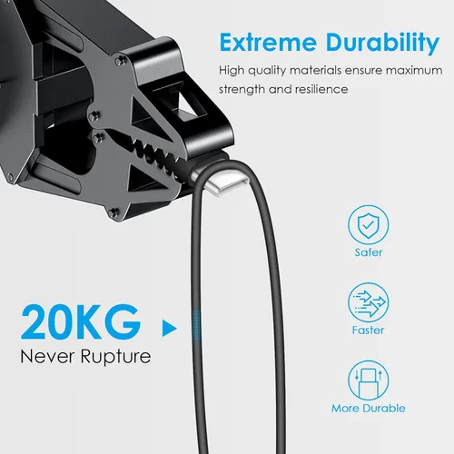 Vista 4 de Bloque de Carga Rápida USB-C de 25W con Cable C a C [Compatible con PD PPS] para Galaxy S24/S23/S22, Pixel 8/7, Z Flip 5, iPhone 17/16/15 - Cargador