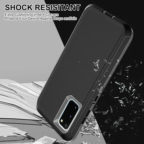 Vista 6 de Funda para Samsung Galaxy S20 (no compatible con Galaxy S20 FE/Plus/Ultra), con protector de pantalla de TPU flexible autorreparable [2 paquetes]