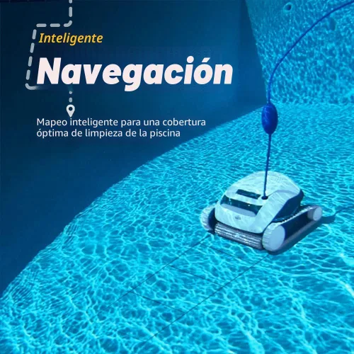 Vista 5 de Dolphin (modelo 2026) E10 - Aspiradora robótica automática para piscina, cepillo de limpieza activo, acceso a filtros de carga superior, ideal