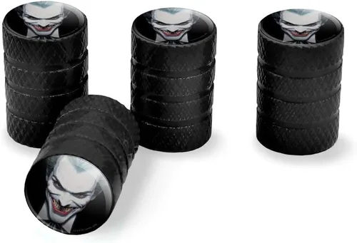 Vista 12 de GRAPHICS & MORE Batman Alex Ross Joker Head - Tapones de válvula de aluminio
