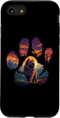 Vista 13 de iPhone 15 Chow Chow Paw Mountain Design Dog Mom Dad Case