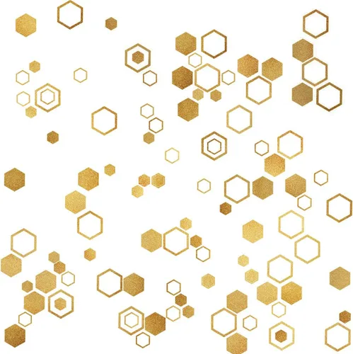 Vista 10 de Calcomanías de pared de abejas de abeja, decoración de pared de abejas doradas, calcomanías para despegar y pegar gold bee decor for walls, wall