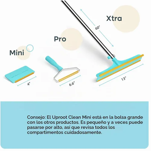 Vista 5 de Uproot Clean Set: Pro & Mini Herramientas de Depilación de Mascotas Pro + Mini + Xtra
