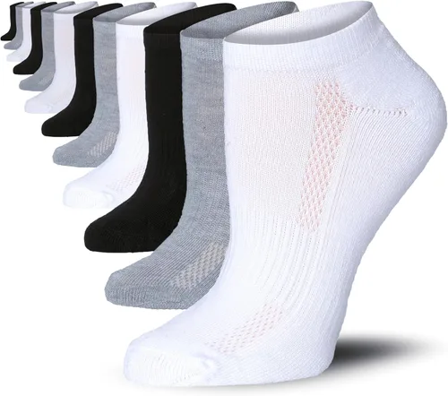 Vista 11 de Tipi Toe Women’s 12 Pack Cushioned Low Cut Socks – Breathable, Moisture-Wicking Athletic Comfort for Running & Daily Wear