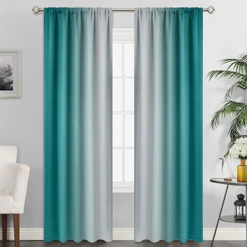Vista 74 de SimpleHome Cortinas Pequeñas Negras Impermeables con Bolsillo para Barra Suave para Cocina, Cortinas Impermeables con Bolsillo para Barra