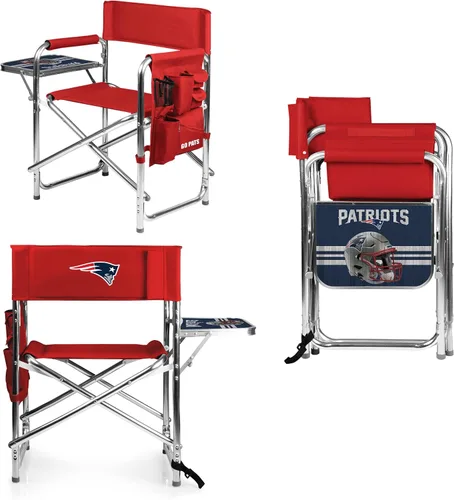 Vista 52 de Picnic TIME NFL Unisex-Adult NFL Sports Chair with Side Table, Beach Chair, Camp Chair for Adults