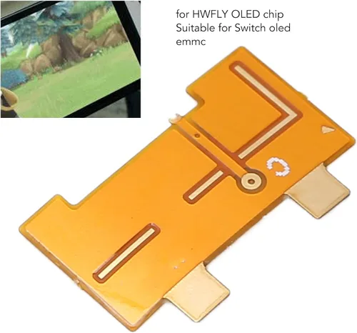 Vista 2 de 10 piezas para NS Switch OLED EMMC Bib Flex Cable Chip, DATA0 para anclajes Hwfly Chip consola de juegos placa base placa de conexión