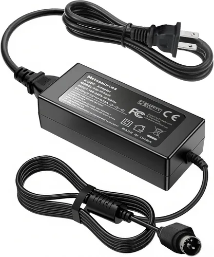Vista 3 de Adaptador de 3 pines 24V AC/DC compatible con MFlabel Funglam DT426C DT426B DT108B FL-420B Impresora de código de barras térmica 2.5A YC60-2402500
