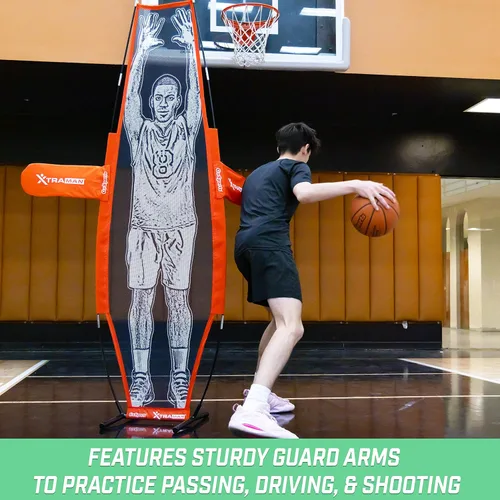 Vista 3 de GoSports XTRAMAN Maniquí de Entrenamiento para Defensa de Baloncesto Dummy