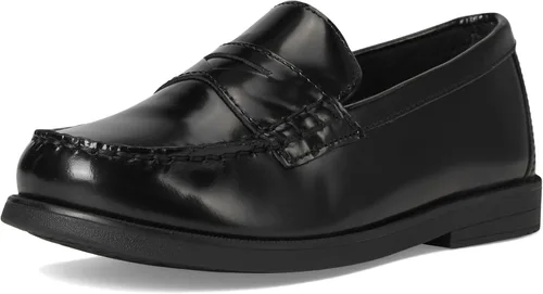 Vista 8 de Florsheim Mocasines Croquet Penny JR para niños pequeños y grandes Negro