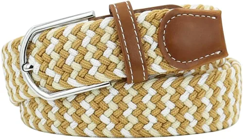 Vista 7 de Mixed Color Woven Stretch Braided Belts for Men and Women Fashion Elastic Belts
