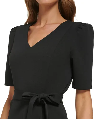 Vista 4 de DKNY Mono corto de crepé de buceo para mujer