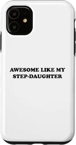 Vista 8 de Awesome Like My Step Daughter Funny for Mom or Dad Parent Case for iPhone 17