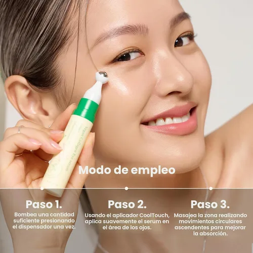 Vista 6 de AXIS-Y Suero de Colágeno Vegano para Ojos - K Beauty Ácido Hialurónico Triple y Suero de Colágeno con Péptidos Mejora la Elasticidad de la Piel