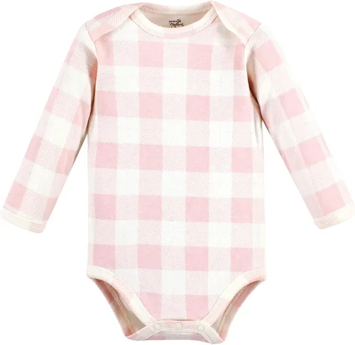 Vista 7 de Touched by Nature baby-girls Organic Cotton Long-sleeve Bodysuits