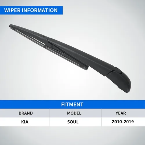 Vista 6 de Kits de limpiaparabrisas trasero para Kia Soul 2010-2019 Reemplazo del equipo de limpiaparabrisas trasero y limpiaparabrisas trasero