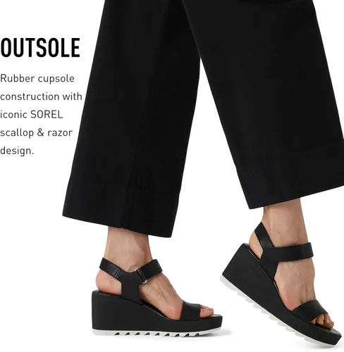 Vista 6 de Sorel Sandalias de cuña Cameron para mujer