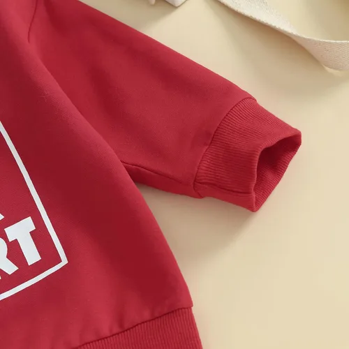 Vista 21 de Sudadera con cuello redondo para el día de San Valentín para bebé, niña, niño, para el día de San Valentín