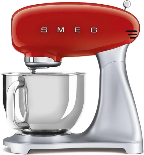 Vista 16 de SMEG SMF04 - Batidora de pie Classico de 5 cuartos con arranque suave y mezcla constante, motor de 600 W, 10 velocidades, cuenco de acero inoxidable