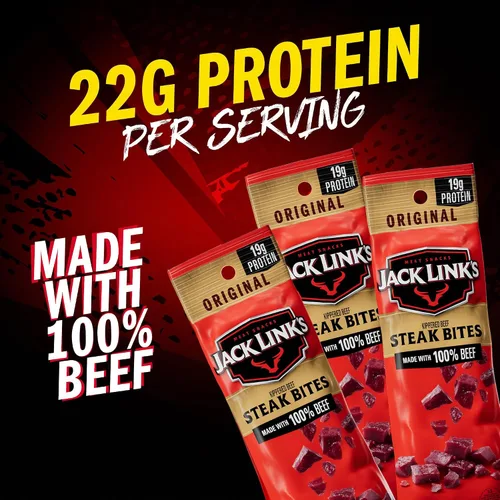 Vista 4 de Frito Lay Jack Link's Steak Bites - Paquete variado (8 unidades)