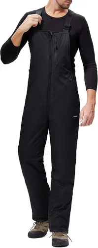 Vista 2 de Lelaki Mens Snow Bibs Ski Waterproof Windproof Insulated Overalls Snowboard Pants Winter
