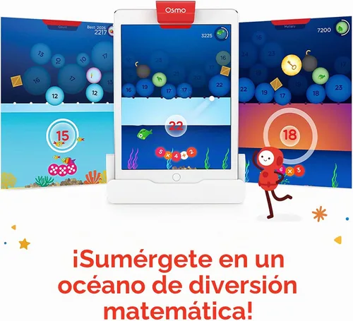 Vista 4 de Osmo Genius Numbers, Edades 6-10, Contar, Sumar y Multiplicar Juego