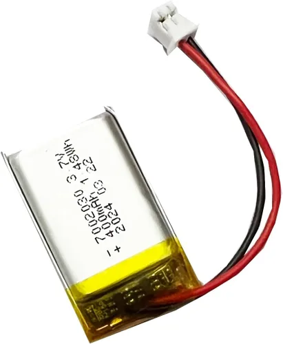 Vista 3 de FITHOOD 702030 Batería 3.7v 400mAh batería recargable de polímero de litio con conector JST para electrodomésticos