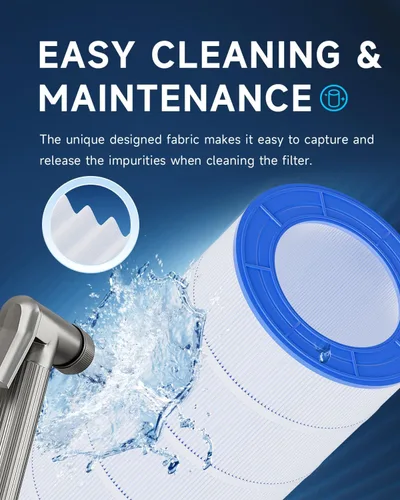 Vista 8 de AQUALTRA Filtro de piscina compatible con CC150, PAP150, CCRP150, PAP150-4, Ultral-C4, PP-C4, C-9415, R173216, FC-0687, 150 pies cuadrados, 31 1/8