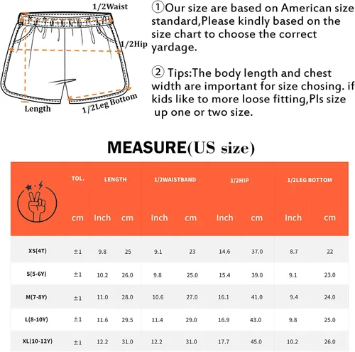 Vista 6 de Kid Nation Girls Girls Running Shorts Toddler Velvet Shorts with Back Pockets Kids Workout Dance Dolphin Short 3-12 Years