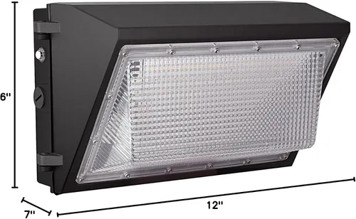 Vista 7 de Paquete de luz LED de pared de 80 W con fotocélulas del atardecer al amanecer, luz diurna de 10500 lm 5000 K, entrada AC100-277V, reemplazo de 500 W