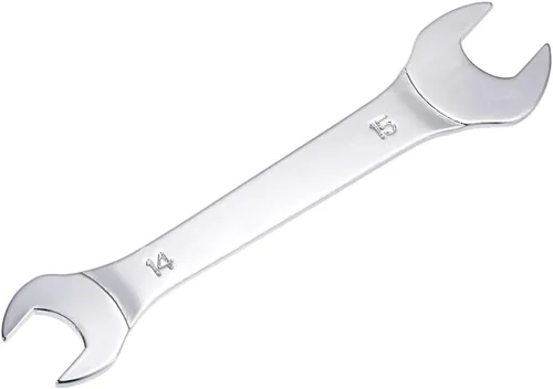 Vista 15 de uxcell Llave fina de extremo abierto, espejo métrico de 0.236 in x 0.276 in, acero de alto carbono, para mantenimiento doméstico y reparaciones