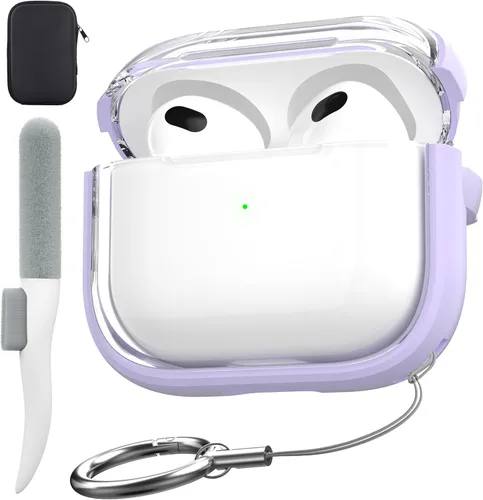 Vista 11 de Funda de protección contra caídas para AirPods Pro 2 con kit de limpieza B-Negro