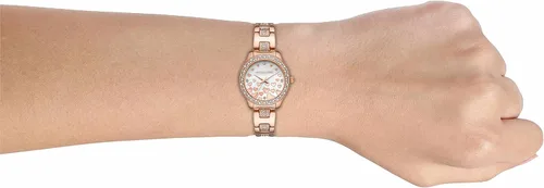 Vista 6 de Michael Kors Reloj de cuarzo Liliane para mujer con correa de acero inoxidable
