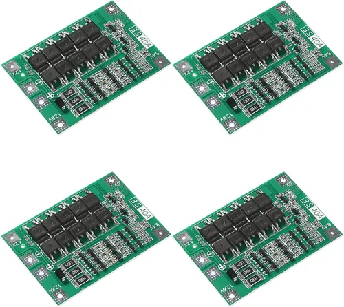 Vista 8 de 4 unids 3S 11.1V 12V 25A 18650 Li-ion batería de litio placa de protección PCB con circuito equilibrado sobre descarga de carga sobre protección