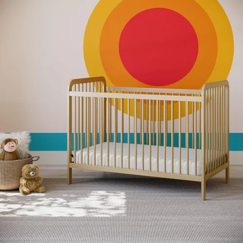 Vista 4 de Storkcraft Pasadena 3-in-1 Convertible Crib, Driftwood