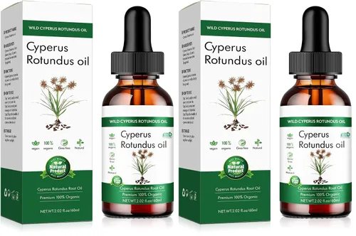 Vista 10 de Aceite Wild Cyperus Rotundus, 100% orgánico, 2.02 fl oz, para depilación, piel suave