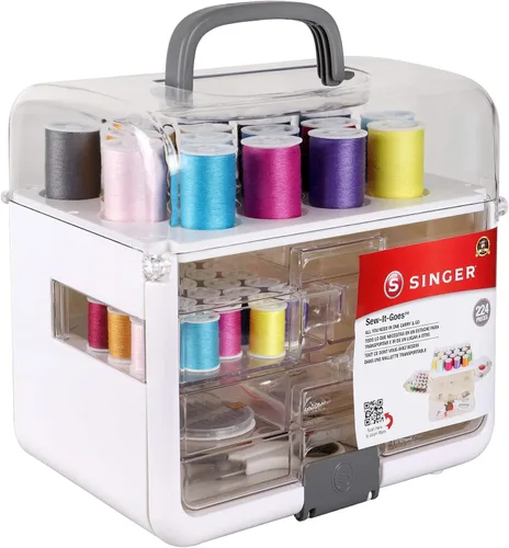 Vista 11 de SINGER ProSeries Sew-It-Goes - Kit de costura y sistema de almacenamiento de 356 piezas 356-piece deluxe sewing kit with ProSeries scissors, seam