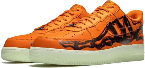 Vista 2 de Nike Zapatos Hombre Air Force 1 Bajo Naranja Esqueleto CU8067-800